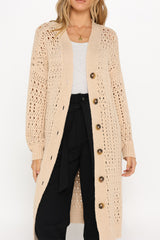 KARTIA CARDIGAN ~ SAND