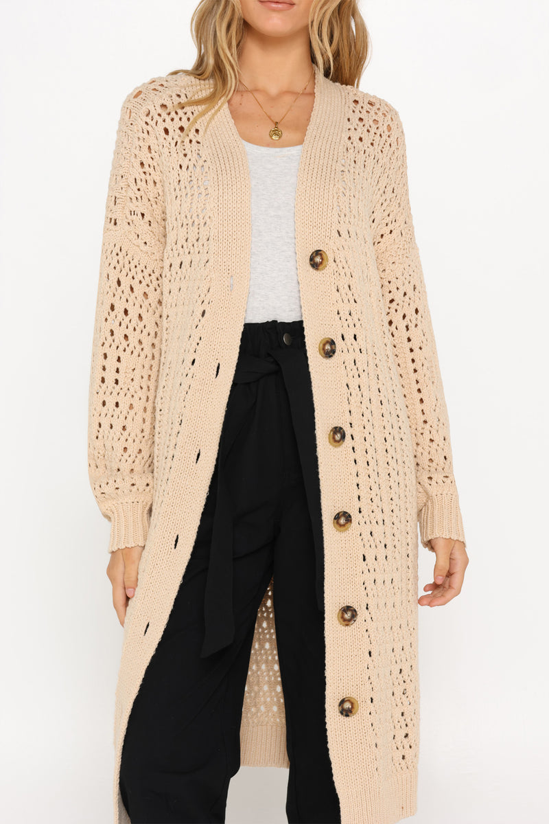 KARTIA CARDIGAN ~ SAND