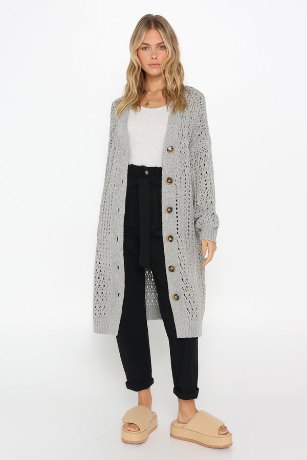KARTIA CARDIGAN - GREY