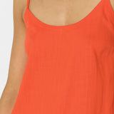 KATIA SLIP DRESS - FLAME