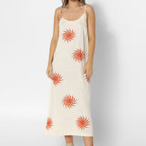 KATIA MAXI DRESS - MILK SUN PRINT