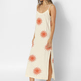 KATIA MAXI DRESS - MILK SUN PRINT