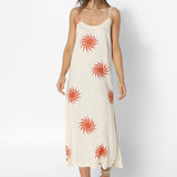 KATIA MAXI DRESS - MILK SUN PRINT