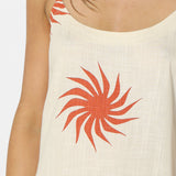 KATIA SLIP DRESS - MILK SUN PRINT