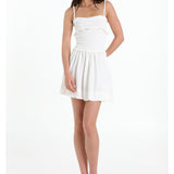 KERRY MINI DRESS - WHITE