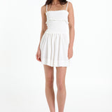 KERRY MINI DRESS - WHITE