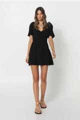 LAILAH MINI DRESS - BLACK
