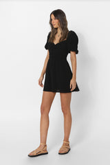 LAILAH MINI DRESS - BLACK