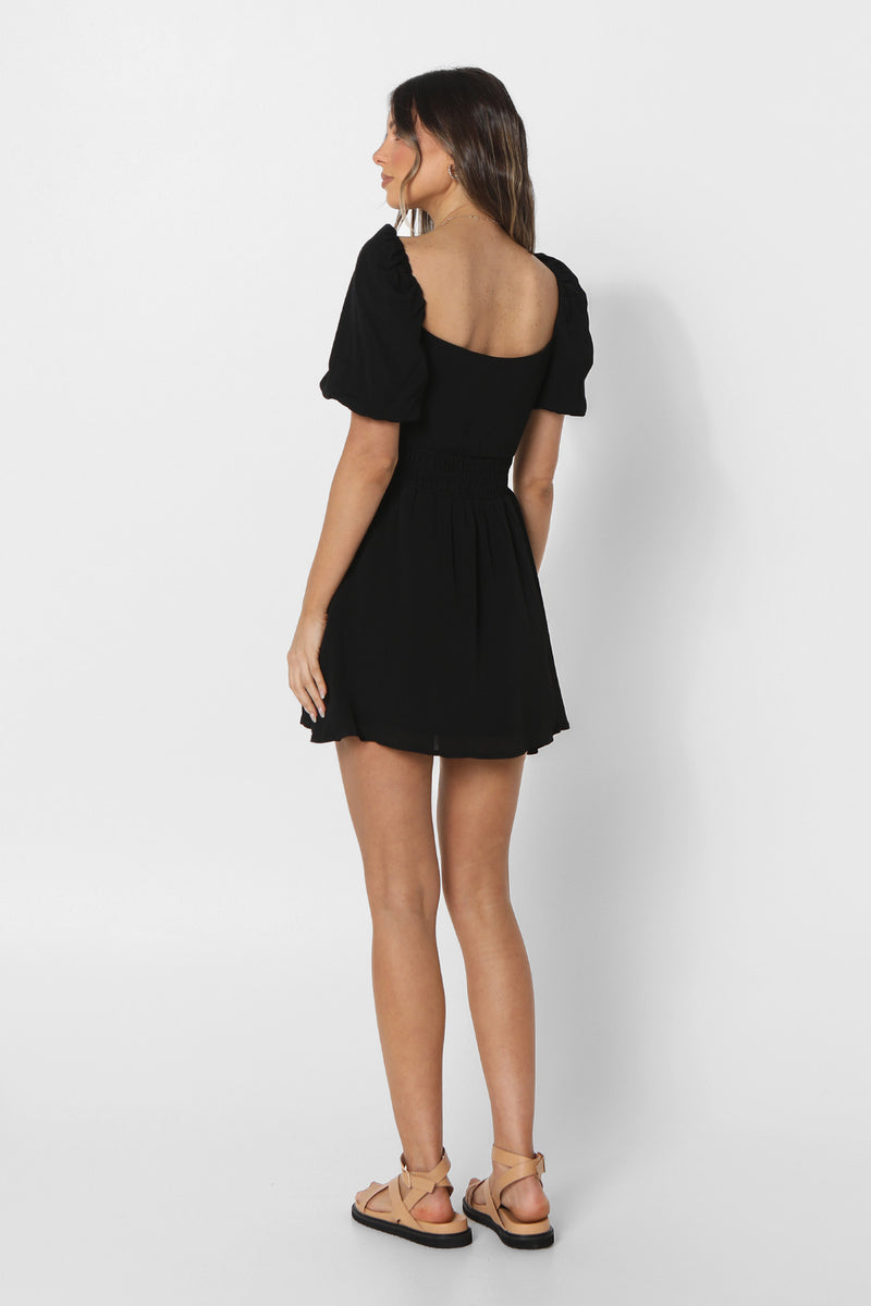 LAILAH MINI DRESS - BLACK