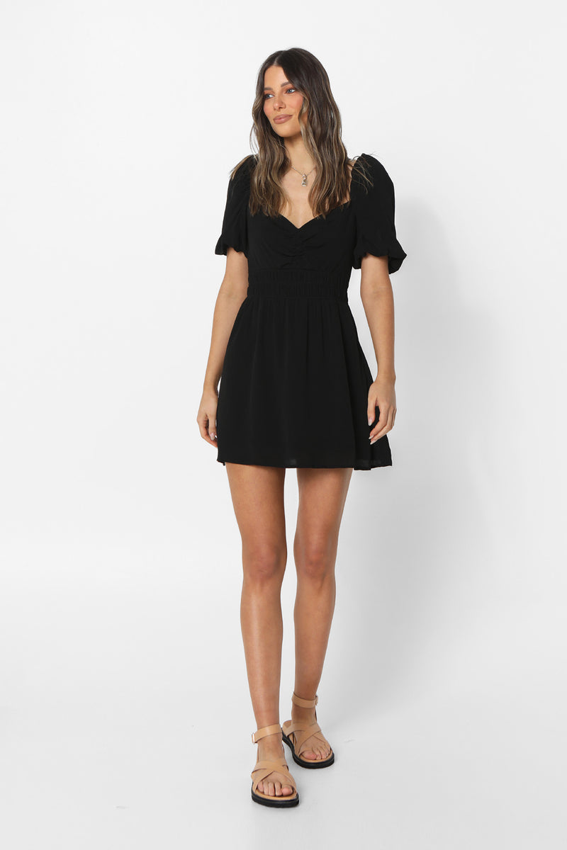LAILAH MINI DRESS - BLACK
