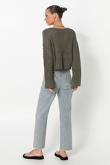 LANEY KNIT JUMPER - KHAKI