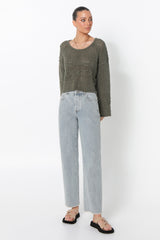LANEY KNIT JUMPER - KHAKI