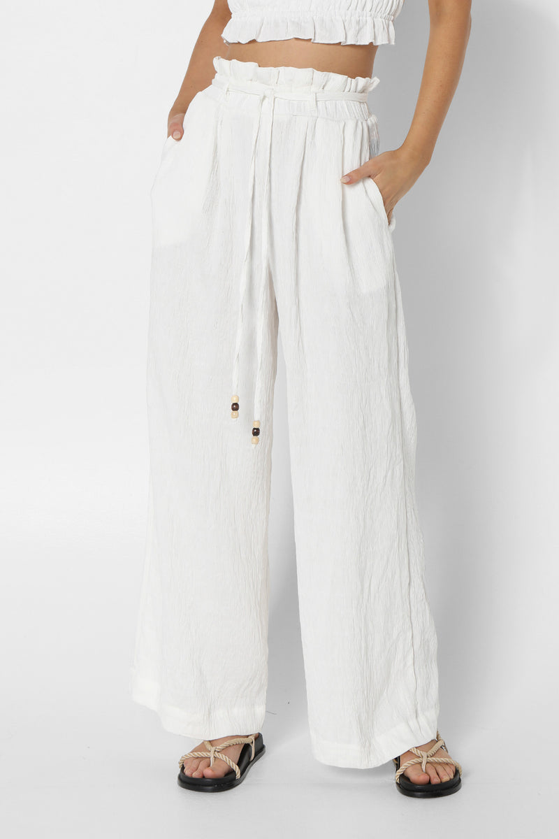 ZANA PANTS - WHITE