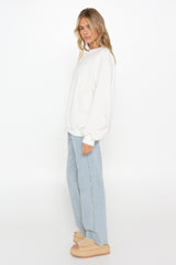 LOST IN SOLEIL SWEATER - WHITE