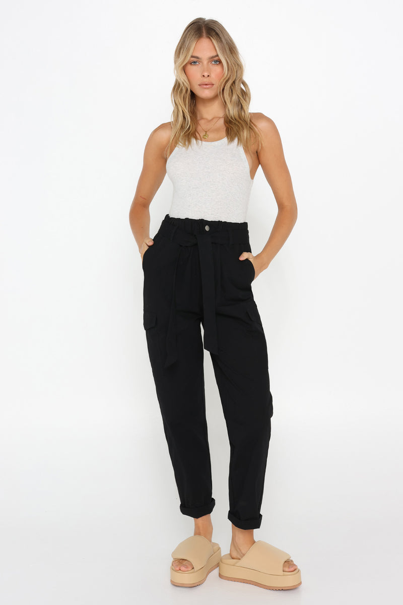 MARNUS CARGO PANTS ~ BLACK