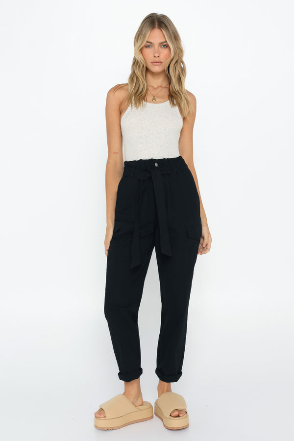 MARNUS CARGO PANTS ~ BLACK