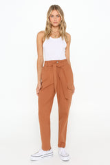MARNUS CARGO PANTS ~ BRICK