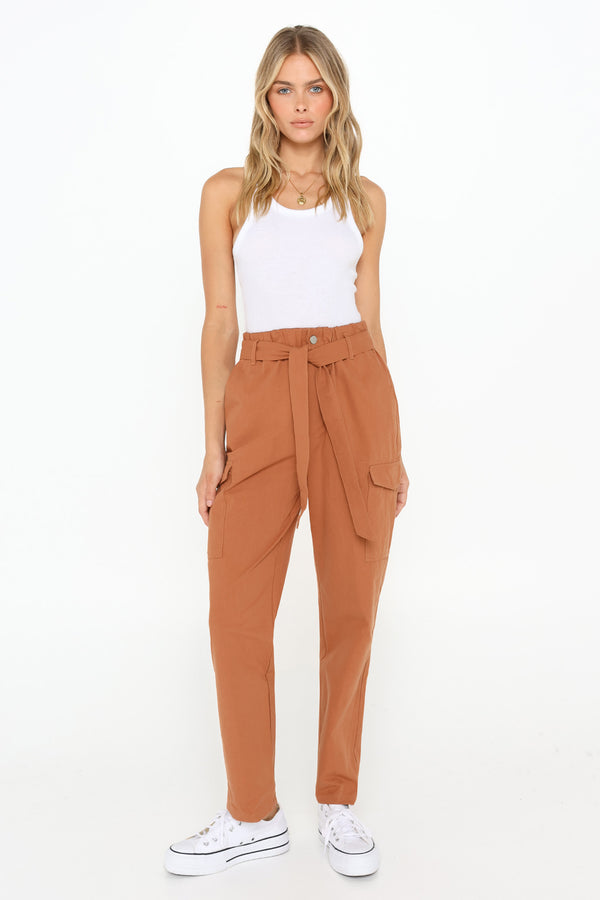 MARNUS CARGO PANTS ~ BRICK