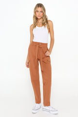 MARNUS CARGO PANTS ~ BRICK