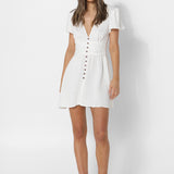 MAYA MINI DRESS - WHITE