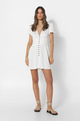 MAYA MINI DRESS - WHITE
