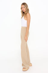 MIYA KNIT PANTS - SAND