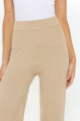 MIYA KNIT PANTS - SAND
