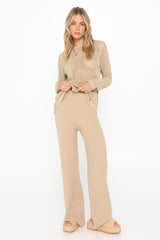 MIYA KNIT TOP - SAND