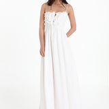 MONACO MAXI DRESS - WHITE