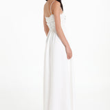 MONACO MAXI DRESS - WHITE