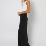 OSLO MAXI SKIRT | BLACK DENIM