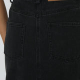 OSLO MAXI SKIRT | BLACK DENIM