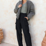 PIPER BOMBER JACKET | DARK SAGE