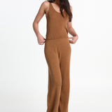 RAYA KNIT PANTS - TOFFEE