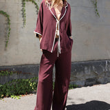 RHEEA SHIRT - PLUM