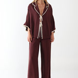 RHEEA SHIRT - PLUM