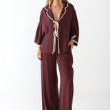 RHEEA SHIRT - PLUM