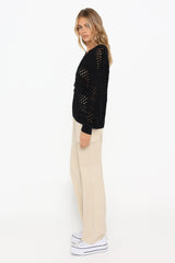 RUBY KNIT - BLACK