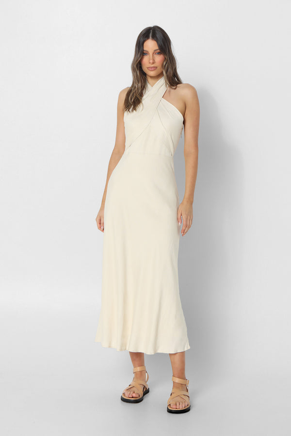 SANTINA MAXI DRESS - MILK