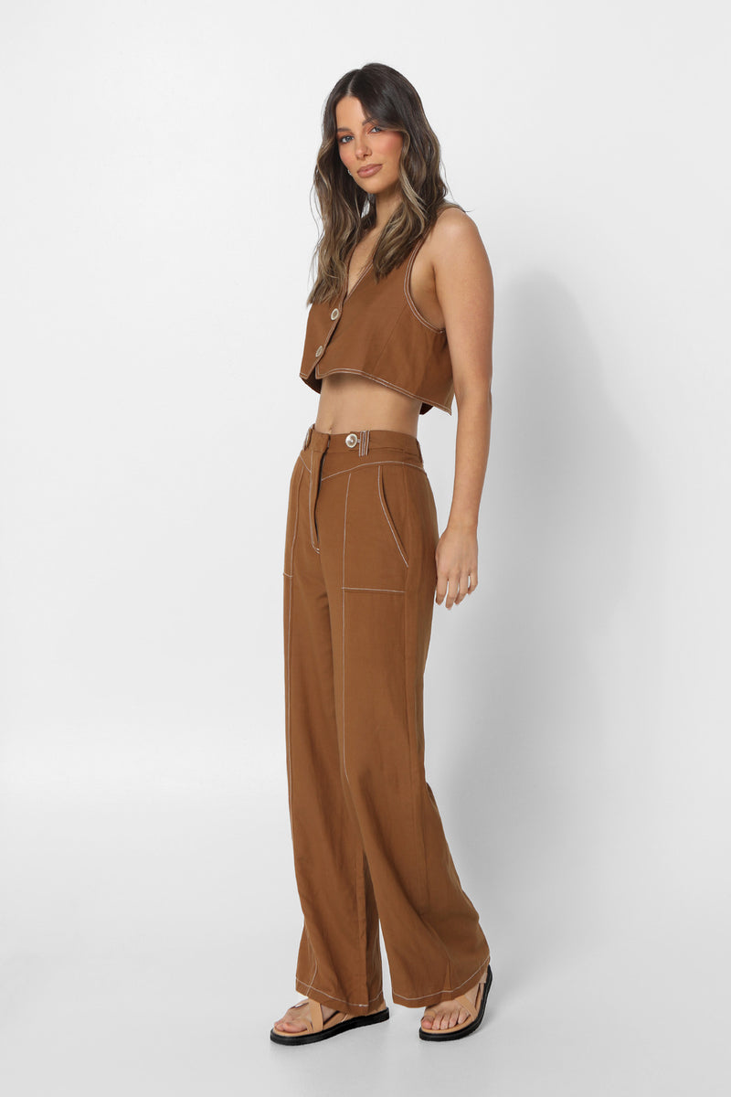 SIANNA PANTS - PECAN