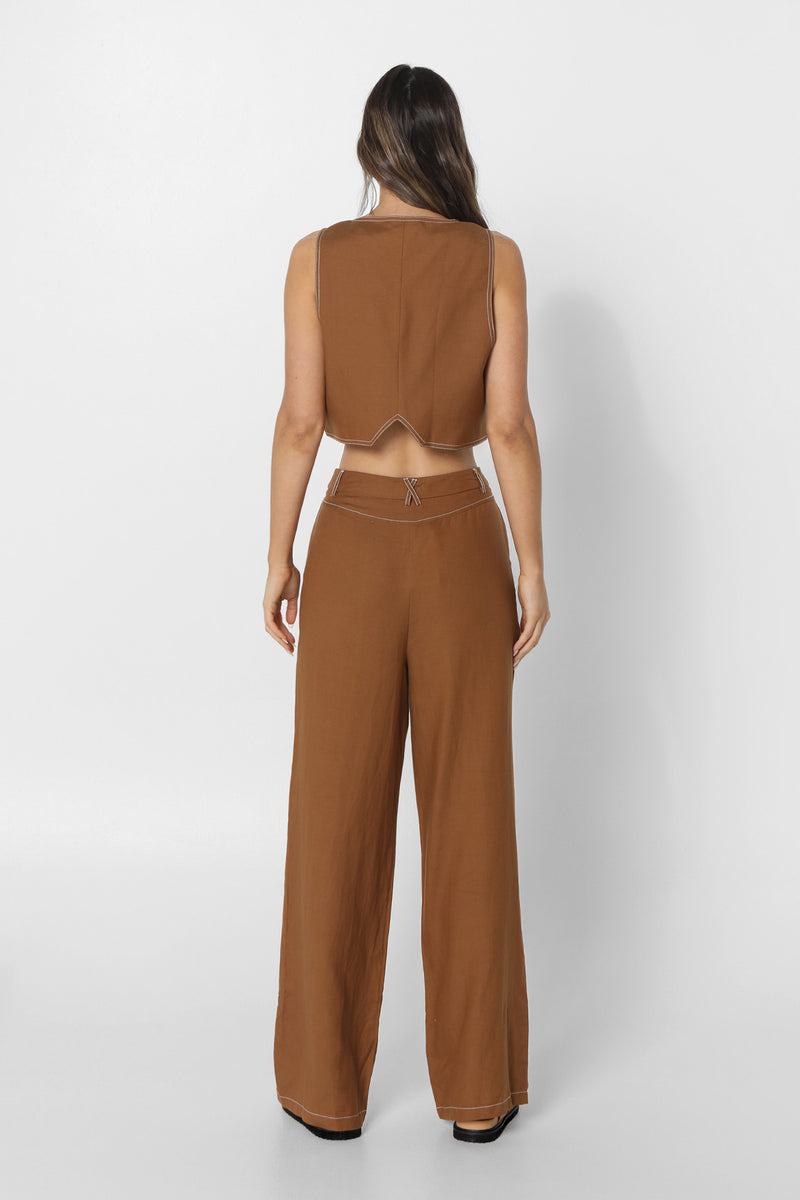 SIANNA PANTS - PECAN