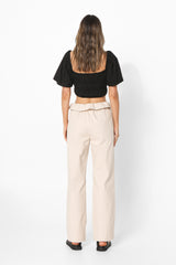 SOFIA CROP - BLACK