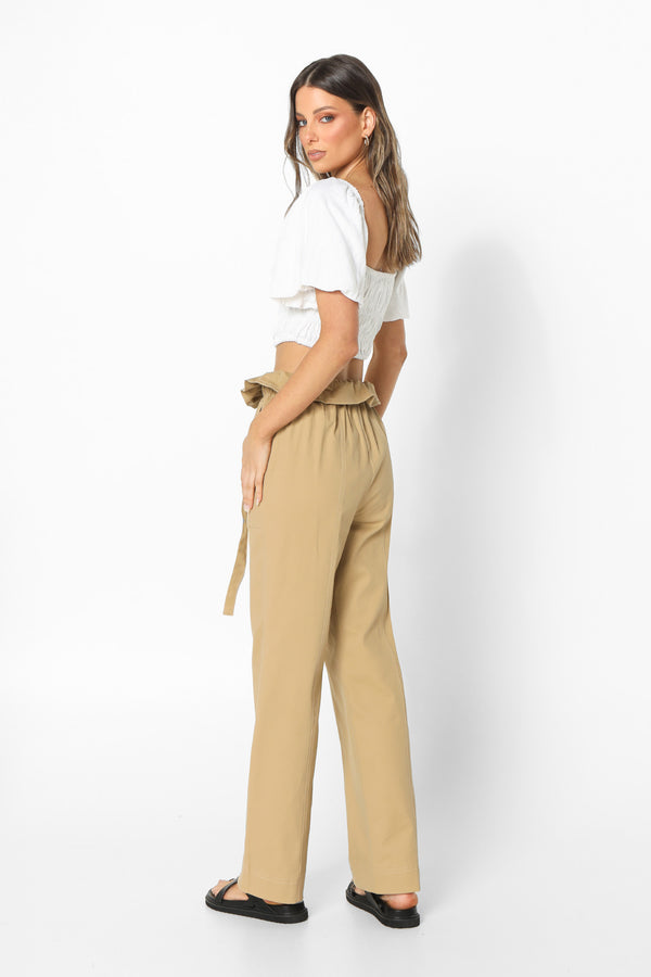 SOFIA CROP - WHITE