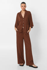 SUNDOWN SHIRT - CHOC