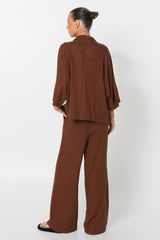 SUNDOWN SHIRT - CHOC