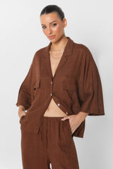 SUNDOWN SHIRT - CHOC