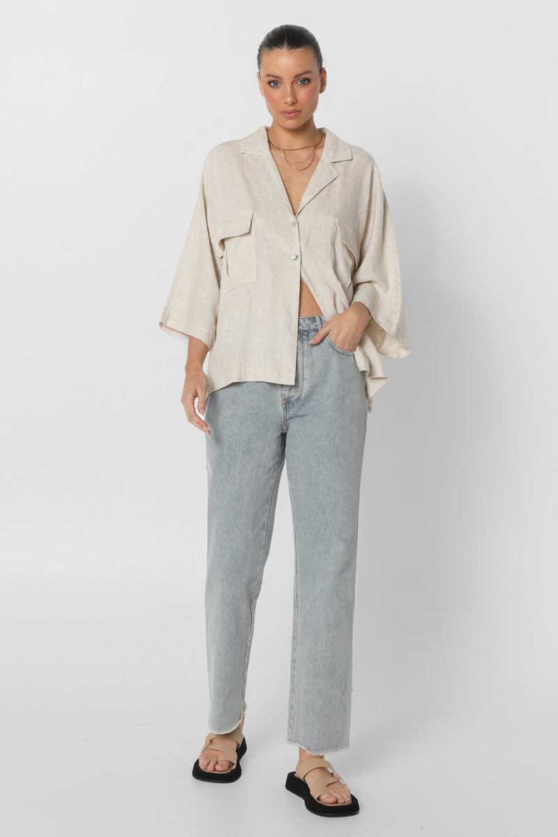 SUNDOWN SHIRT - STONE