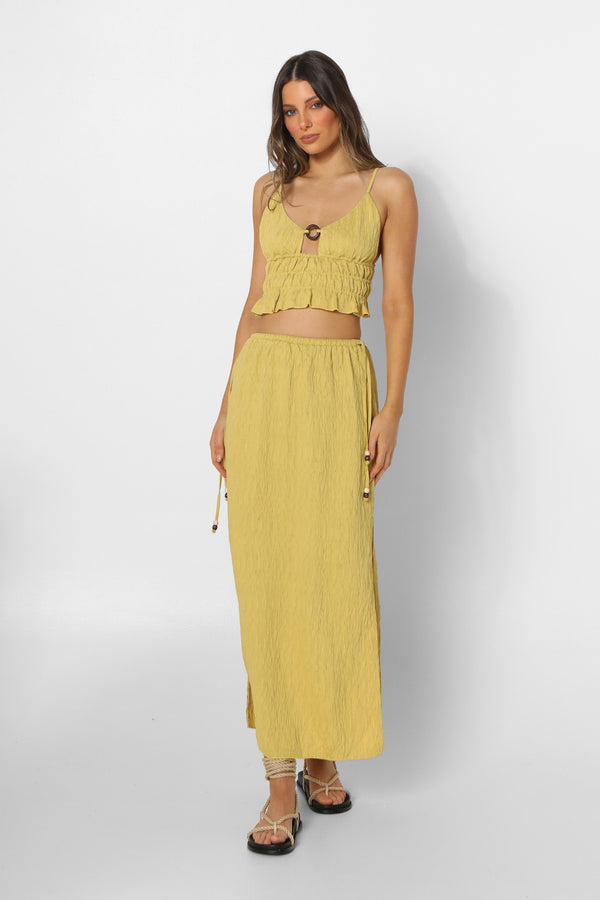 TALIA MAXI SKIRT - CITRUS