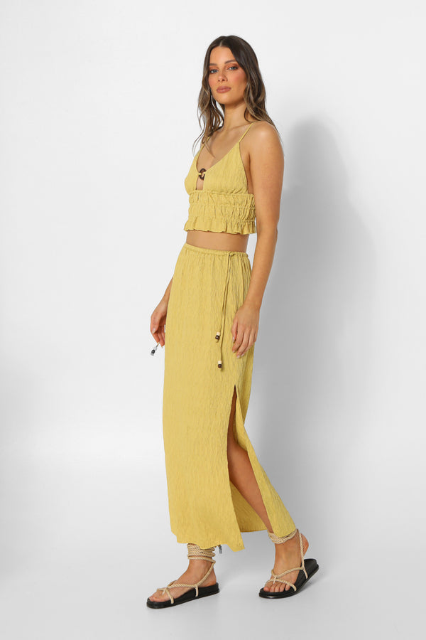 TALIA MAXI SKIRT - CITRUS