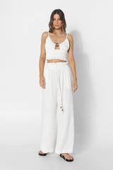 ZANA PANTS - WHITE
